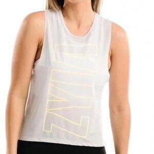 Zyia Light Gray Zyia Athlete Tank Size L -NWT